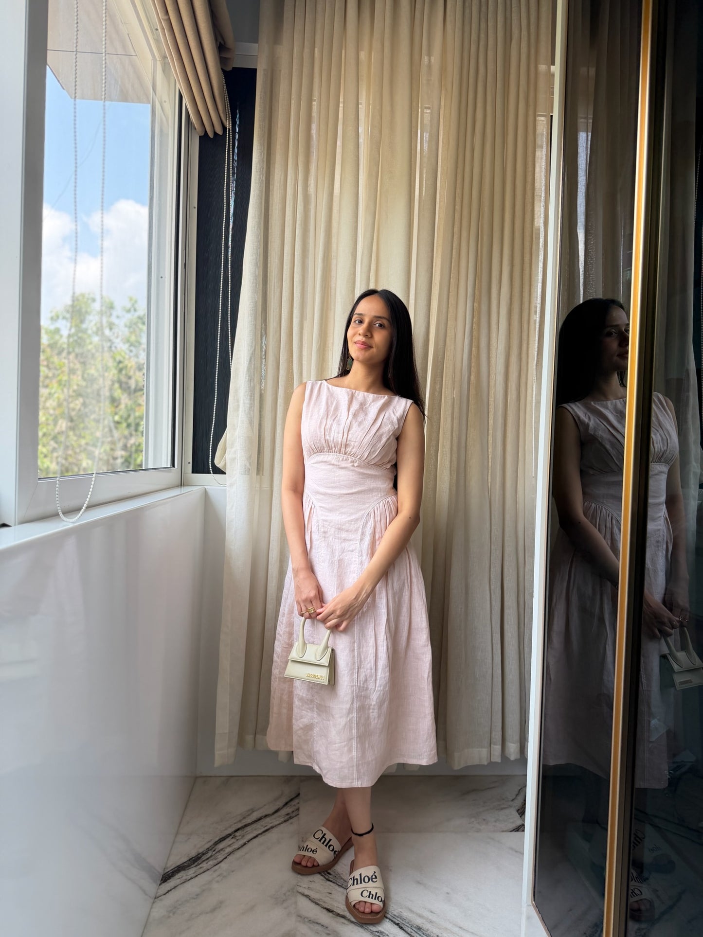 Water Pink Long Dress