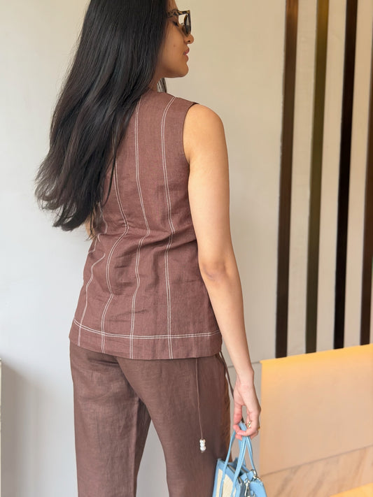 Chocolate Brown Cord Set