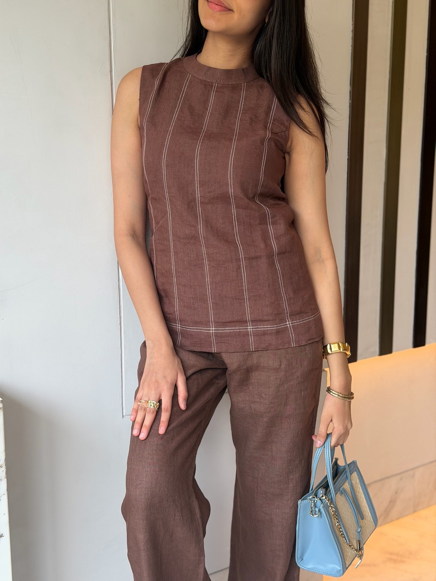 Chocolate Brown Cord Set