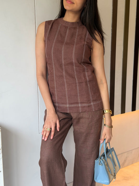 Chocolate Brown Cord Set